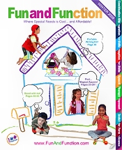 Image of therapy scooter board from Fun and Function catalog